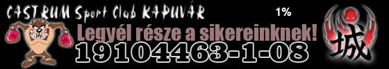 Castrum 1 százalák banner