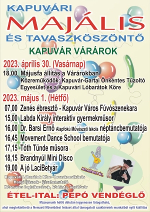 Majális Kapuváron 2023.